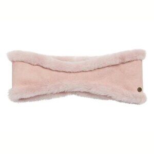 NEW UGG Sizes S/M, L/XL Womens Shearling Headband, Shearling Earmuff, Pink Cloud
